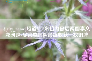 台山短道5000米接力最后两圈李文龙陪跑-尽管中国队最终收获一枚铜牌