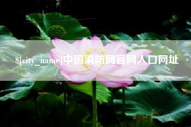 台山中国消防网官网入口网址