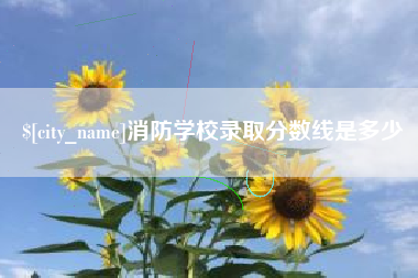 台山消防学校录取分数线是多少