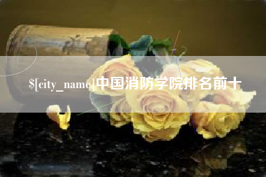 台山中国消防学院排名前十