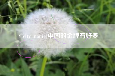台山中国的金牌有好多