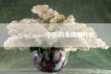 台山中国的金牌有几名