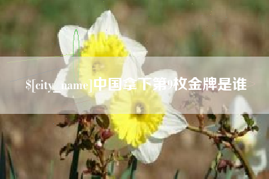 台山中国拿下第9枚金牌是谁