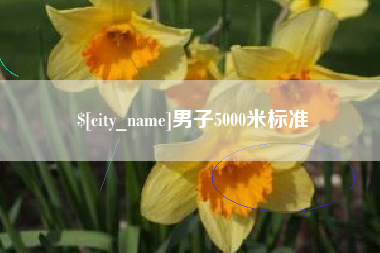 台山男子5000米标准