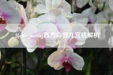 台山西方命数九宫格解析