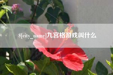 台山九宫格游戏叫什么