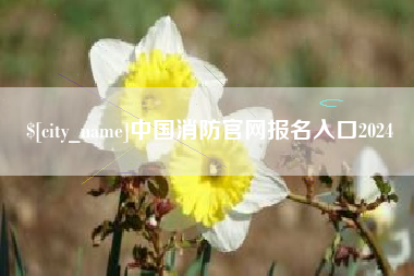 台山中国消防官网报名入口2024