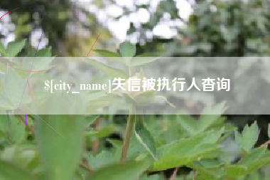 台山失信被执行人杳询