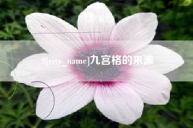 台山九宫格的来源