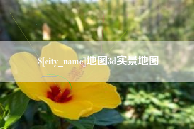 台山地图3d实景地图