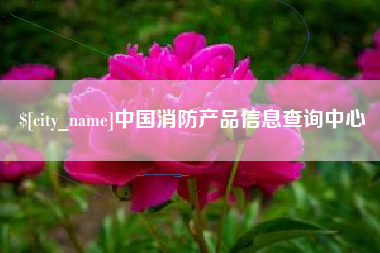 台山中国消防产品信息查询中心