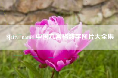 台山中国九宫格数字图片大全集