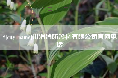 台山川消消防器材有限公司官网电话
