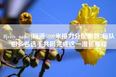 台山短道5000米接力分配圈数-每队由多名选手共同完成这一漫长赛程