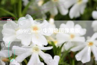 台山中国地图像素版