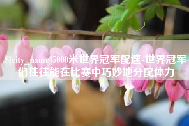 台山5000米世界冠军配速-世界冠军们往往能在比赛中巧妙地分配体力