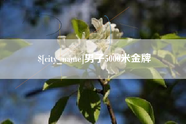 台山男子5000米金牌