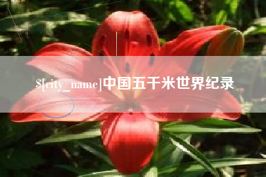 台山中国五千米世界纪录