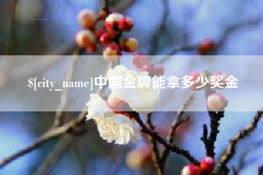 台山中国金牌能拿多少奖金