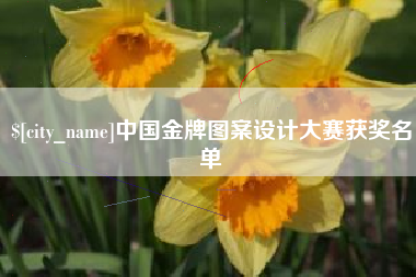 台山中国金牌图案设计大赛获奖名单