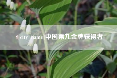台山中国第九金牌获得者