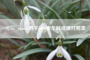 台山男子5000米年龄成绩对照表