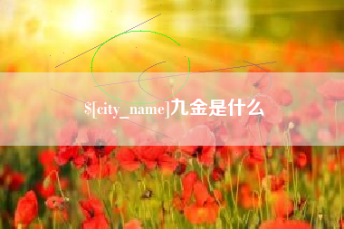 台山九金是什么