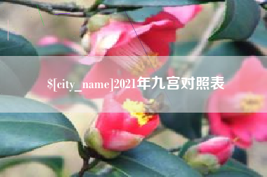 台山2021年九宫对照表