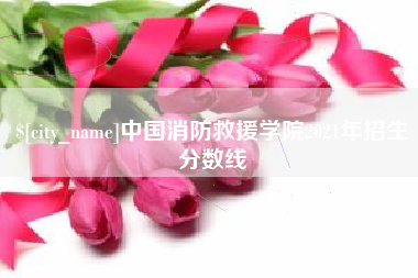 台山中国消防救援学院2021年招生分数线