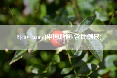 台山中国地图(含比例尺)