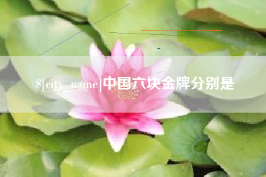 台山中国六块金牌分别是