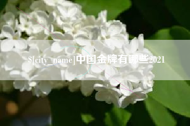 台山中国金牌有哪些2021