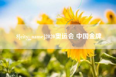 台山2020奥运会 中国金牌
